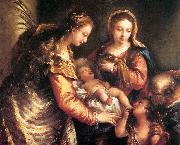 GUARDI, Gianantonio Holy Family with St John the Baptist and St Catherine gu China oil painting reproduction
